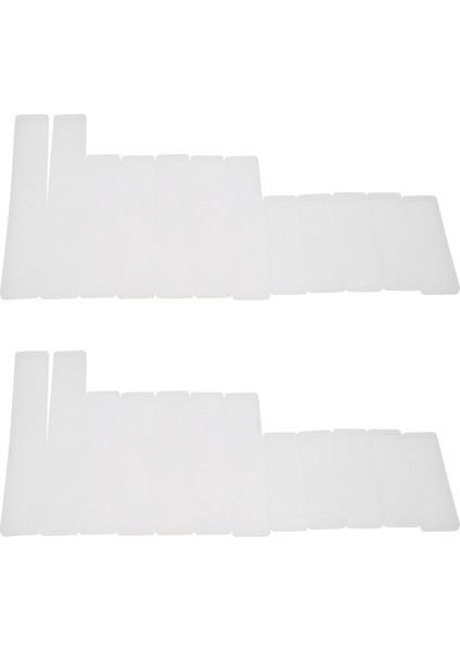 24 Pcs Dikdörtgen Silikon Bookmark Kalıp Diy Bookmark Kalıp Yapma Epoksi Reçine Takı (Yurt Dışından)