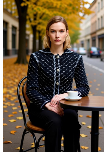 Kadın Dokulu Triko Ceket Fonksiyonel Dayanıklı Kaliteli Konforlu Estetik Premium Modern Şık fiyatları