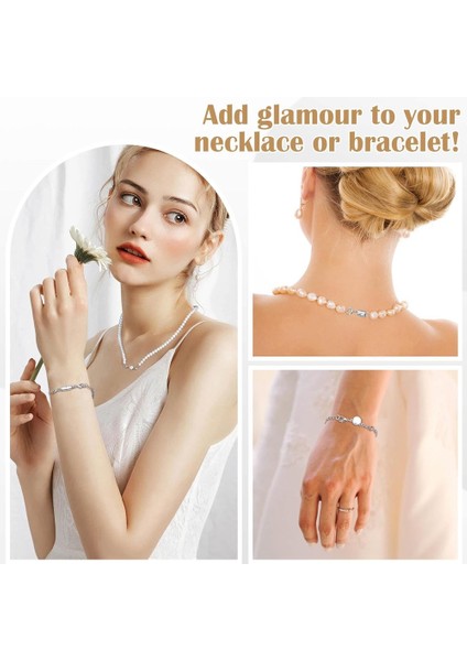 24PCS Manyetik Kolye Kıdamları ve Kapanışları Takı Manyetik Toka Konnektörü Toka Bilezik Genişletici Mücevher Yapımı (Yurt Dışından) indirimleri