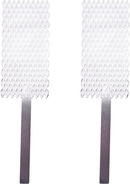 2pcs 20 x 5cm Örgü Platinleştirilmiş Titanyum Anot Rhodyum Takı Kaplama Tabak Takımı Alet ile Örgü Takı Aleti (Yurt Dışından)
