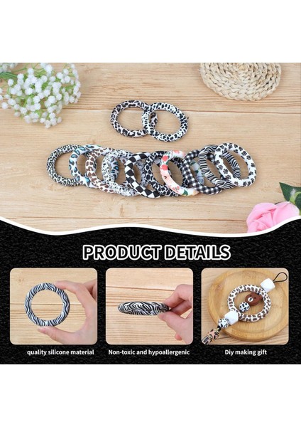 16 Adet Silikon Boncuklu O Halkalar 2 Delikli Silikon Döngü 65MM Silikon Boncuk Halka Boncuk Dıy Kolye Anahtar Zinciri (Yurt Dışından) modelleri