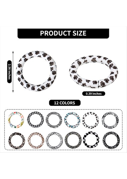 16 Adet Silikon Boncuklu O Halkalar 2 Delikli Silikon Döngü 65MM Silikon Boncuk Halka Boncuk Dıy Kolye Anahtar Zinciri (Yurt Dışından) fırsatları