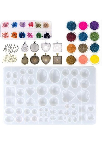 Silikon Reçine Kalıp Oval Gözyaşı Kare Kalp Yuvarlak Şekiller Polimer Kil Üretim Reçine Epoksi Kolye Küpe Dövme Diy Zanaat Kalıbı Yapmak (Yurt Dışından) modelleri