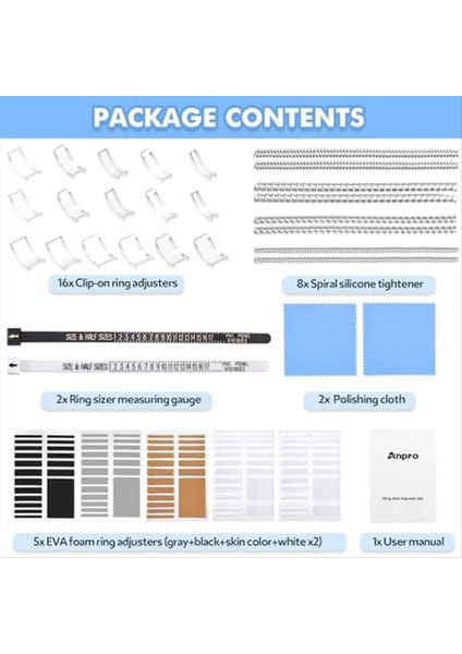 Gevşek Halkalar Için Halka Boyutu Ayarlayıcı- 1 Set Halka Boyutu Ayarlayıcıları Görünmez Halka Ayarlayıcı Halka Boyutu Ölçüm Aracı (Yurt Dışından) indirimleri