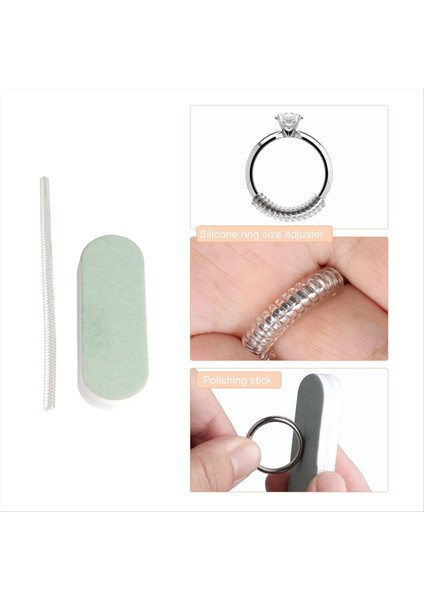 Mücevher Ring Sizer Araçlar Set Ring Mandrel Sizer Dahil Stick Mücevher Yapma El Sanatları Için Daha Fazla Araç Ölçüyor (Yurt Dışından) fiyatları