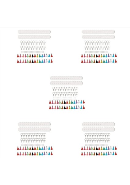 750PCS Süblimasyon Boşlukları Anahtarlıklar Toplu Anahtarlar Süsleme El Sanatları Için Set Mücevher Yapımı (Yurt Dışından)