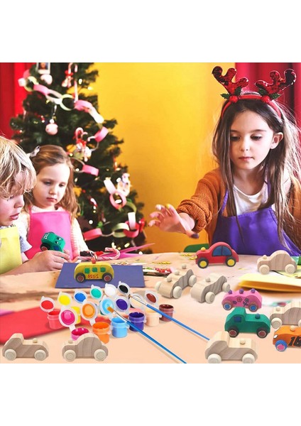 72 Paket Diy Ahşap Araç Oyuncakları Boyamak Için Bitmemiş Ahşap Arabalar Ev Aktiviteleri Için Ahşap Zanaat Arabaları Zanaat Projeleri Aile (Yurt Dışından) fiyatları