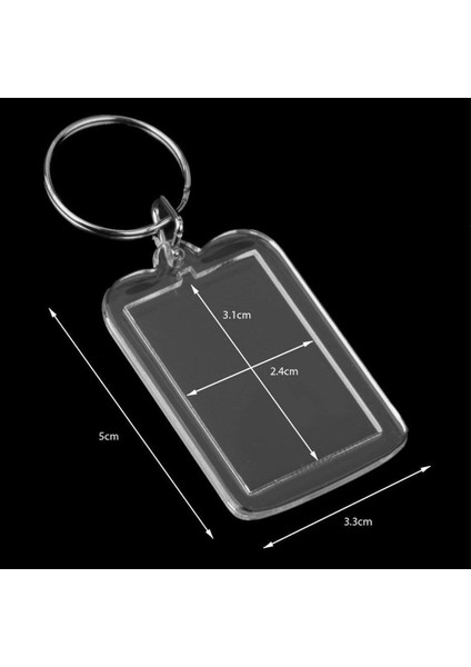 10 Adet Çok Fazla Keyring Dıy Çıkarılabilir Beyaz Dikdörtgen Fotoğraf Çerçevesi Anahtarlama 3 3X5CM (Yurt Dışından) fiyatları