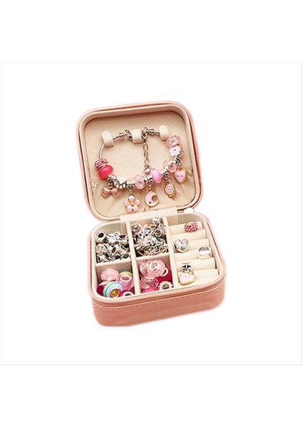 Takı Yapımı Kiti Charm Bilezik Kolye Mevcut Boncuklar Çocuklar Için Dıy Oyuncakları Set Diy Oyuncaklar Doğum Günü B (Yurt Dışından)