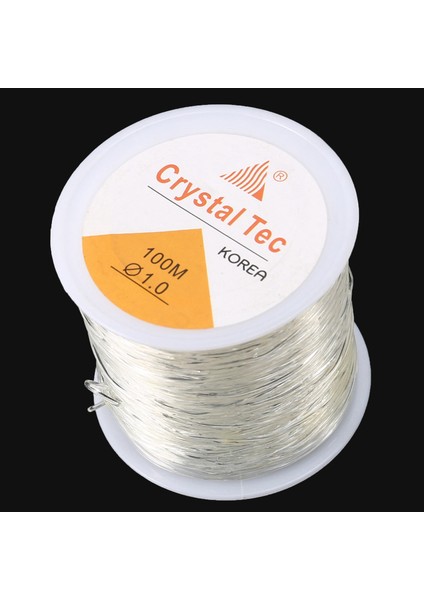 2x 1mm Clear Boncuk Kablosu Kristal Elastik Esnek Bilezik Dizesi Mücevher Yapma Bilezik Boncuk Ipliği 1 0mm (Yurt Dışından) modelleri