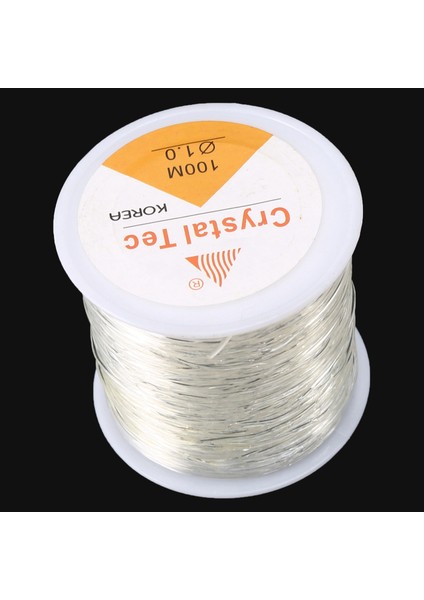 2x 1mm Clear Boncuk Kablosu Kristal Elastik Esnek Bilezik Dizesi Mücevher Yapma Bilezik Boncuk Ipliği 1 0mm (Yurt Dışından) fırsatları