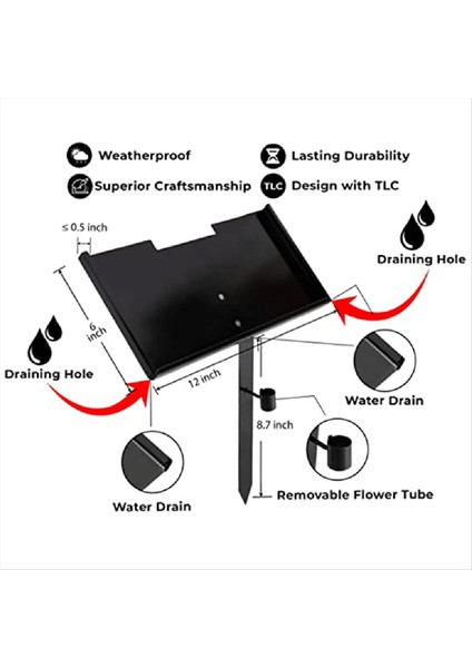 Mezar Işaretleyici 6 Inç 12 Inç Taş Sevilen Biri Için Anma Taşları (Yurt Dışından) modelleri