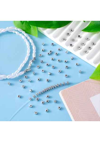 Mücevher Yapımı Için 20PCS Kıvrım Boncukları Gümüş Aralayıcı Boncuklar Metal Boncuk Fiş Bilezik Kolye Için Kıvrım Kolye D (Yurt Dışından) indirimleri