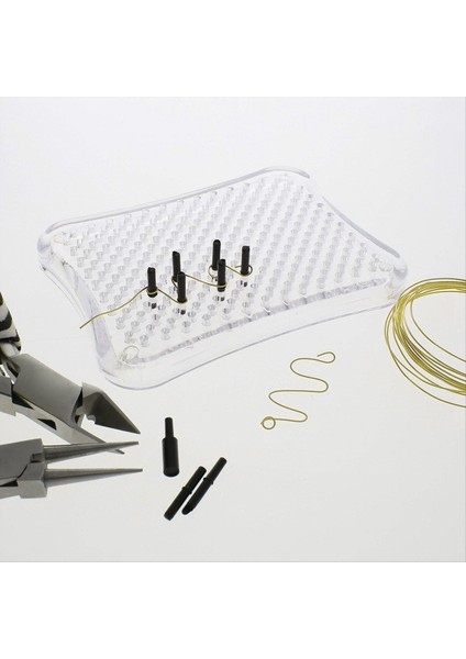 Wıg Jıg Tel Jig Yeni Başlayan Kit 3 x 4 Inç Açık Plastik Jig Içerir Plastik Mandal ve 2 Rulo El Sanatları Telini Içerir (Yurt Dışından) indirimleri