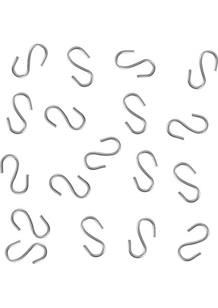 300 Adet Mini Kanca Konektörleri Dıy El Sanatları Için Metal S Şeklinde Tel Kanca Askıları Asma Takılar Anahtar Zincir ve Etiketler (Yurt Dışından) modelleri