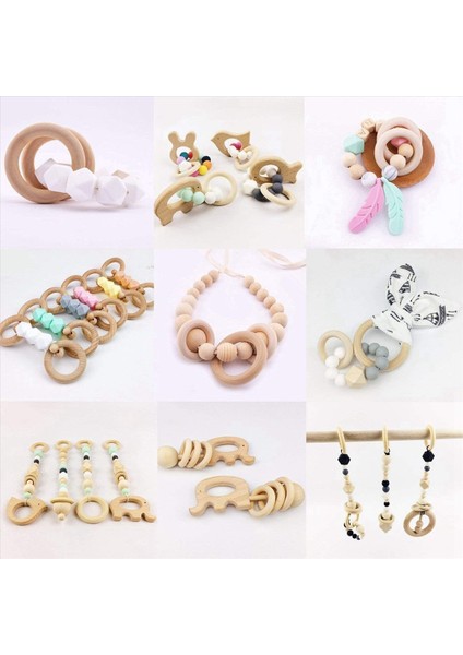 240PCS Doğal Ahşap Yüzük Seti Bitmemiş Makrame Ahşap Yüzük Dıy Craft Için Ahşap Çemberler Yüzük Kolye Takı Yapımı (Yurt Dışından) fiyatları