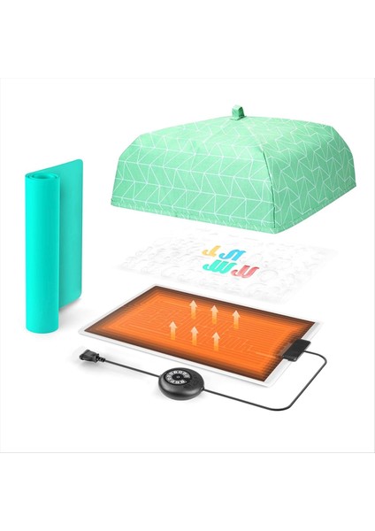 Reçine Isıtma Yastığı Reçine Kalıp Isıtma Pedi Zaman Ayarlama Fonksiyonu Epoksi Reçine Kalıp Için Uygun Abd Fişi (Yurt Dışından)