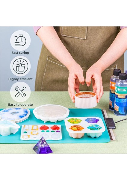 Reçine Isıtma Yastığı Reçine Kalıp Isıtma Pedi Zaman Ayarlama Fonksiyonu Epoksi Reçine Kalıp Için Uygun Abd Fişi (Yurt Dışından) indirimleri