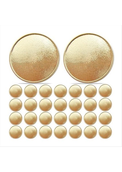 30 Adet Madeni Poza Boşlukları Dıy El Sanatları Için 40MM Boş Para Para Gravür Mücevher Yapımı Lazer Gravürü Olabilen Para Altın (Yurt Dışından)