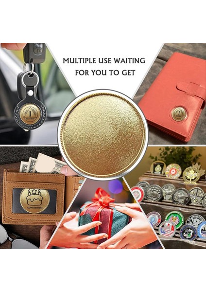 30 Adet Madeni Poza Boşlukları Dıy El Sanatları Için 40MM Boş Para Para Gravür Mücevher Yapımı Lazer Gravürü Olabilen Para Altın (Yurt Dışından) fırsatları