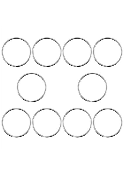 10X Li 50MM Anahtarlama Bölünmüş Halka Seti Ağır Hizmet Tipi Büyük Nikel Anahtar Döngü Yaylı Kasnak (Yurt Dışından) fiyatları