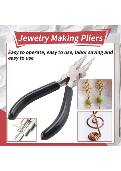 Mücevher Pensesi 8pcs Takı Yapım Pense Araçları Takılar Pense Araçları Mücevher Onarımı Tel Ambalajı El Sanatları Için (Yurt Dışından) indirimleri