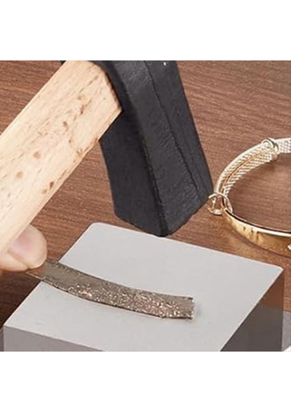 Tekstüre Çekiç Diy Takı Yapımı Aracı Ahşap Tutulmuş Metal Desen Tasarlı Tasarlanma Araçları No 6 (Yurt Dışından) indirimleri