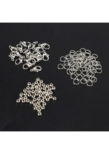 1323PCS Düzensiz Taş Boncukları Kiti Boncuklu Boncuklar Istakoz Kampsları Dıy Mücevher Yapma Malzemeleri Için Elastik Atlama Halkaları (Yurt Dışından) fırsatları