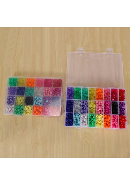 Pony Boncukları 1 900 Pcs 9mm Pony Boncukları Bilezik Mücevher Yapımı Için Elastik Ip ile 24 Renkte Ayarlanmış (Yurt Dışından) fiyatları