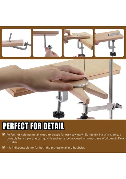 14 Parçalı Kuyumcu Testere At Combo Seti Ayarlanabilir Kuyumcu At Horse Mücevher Yapımı Için Ahşap Tezgah Araçları (Yurt Dışından) fırsatları