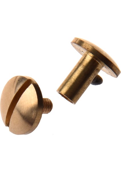 20 Pc Arc Katı Pirinç Düğme Saplama Vidalı Tırnak Vidası Sırt Perçin Kemeri 10 Pcs 10MM ve 10 Pcs 8mm (Yurt Dışından) fırsatları