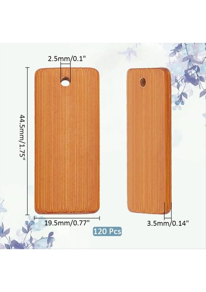 120PCS Ahşap Etiketler Anahtar Yüzük Boşluklar Dikdörtgen Gravür Boşluklar Doğal Ahşap Anahtar Halka Etiketi Anahtar Şarap Şişesi (Yurt Dışından) fiyatları