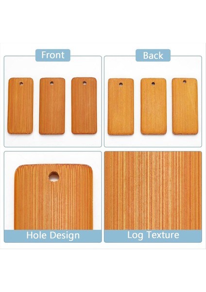 120PCS Ahşap Etiketler Anahtar Yüzük Boşluklar Dikdörtgen Gravür Boşluklar Doğal Ahşap Anahtar Halka Etiketi Anahtar Şarap Şişesi (Yurt Dışından) fırsatları