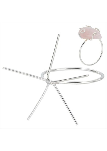 925 Gümüş 5 Prongs Yüzük Ayarları Gümüş-Boş Boş Parmak Halkası Ayarlanabilir Pençeler Yüzük Boş 15 82MM (Yurt Dışından) fiyatları