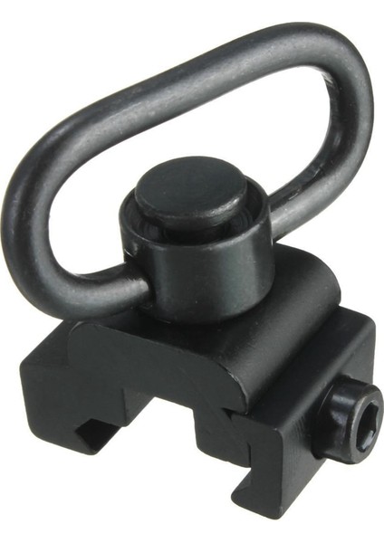 2x Hızlı Bırakma Qd Sling Döner Bağlantı W/ 20MM Picatinny Demiryolu Montajı Siyah (Yurt Dışından) indirimleri