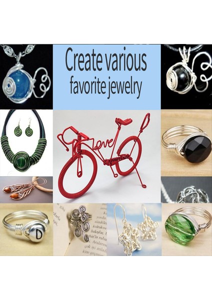 7rolls Takı Tel Craftwire Mücevher Yapımı 7 Tolar Her Renk 67 2 Ft Metal Tel Armatür Bükülebilir Tel (18GAUGE) (Yurt Dışından) fırsatları