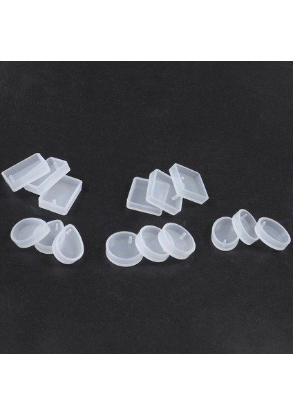 60 Paket Silikon Reçine Kolye Kalıp Mücevher Kalıpları Dıy Mücevher Yapımı Için Asılı Delikli Kalıplar 5 Şekil (Yurt Dışından) fiyatları