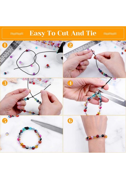 Bilezikler Için 1 100M Elastik Ip ve 20 Adet 20 Inç Siyah Mumlu Kolye Kablosu Toka Yığınlı (Yurt Dışından) fırsatları