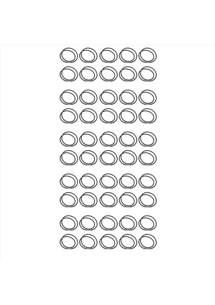 50 Siyah Kauçuk Dantel Gerdanlık Kolyesi 450X4MM Kadın Başına (Yurt Dışından)