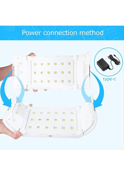 2&#39 Si 1 Arada Uv Reçine Lambası 48 LED Boncuklu Çift Taraflı Uv Reçine Lambasının Daha Hızlı Kürlenmesi Ayarlanabilir Zaman Ayarlanabilir Ab Fişi (Yurt Dışından) modelleri