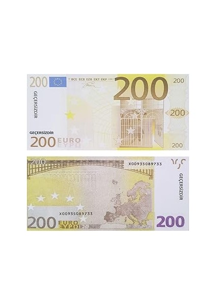 pop konsol geçersiz şaka para 100 adet 200 euro pp191010