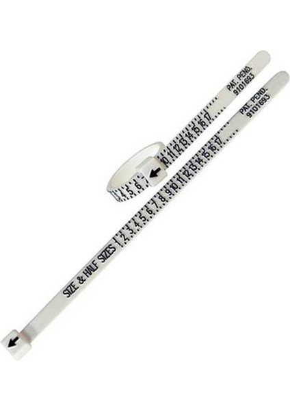 3pcs Ring Boyutu Ölçüm Aracı Yeniden Kullanılabilir Parmak Boyutu Seti 2 Amerikan ve 1 Ingiliz Halka Ölçüm Aracı (Yurt Dışından) fırsatları