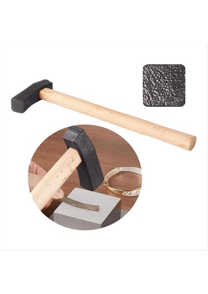 Tekstüre Çekiç Dıy Takı Yapımı Aracı Ahşap Tutulmuş Metal Desen Tasarlı Tasarlanma Araçları No 7 (Yurt Dışından) fiyatları