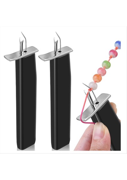 Güvenli Düğümler Oluşturmak Için 2 Adet Takı Boncuk Düğümleme Aracı Mücevher Yapımı Için Inci Mücevher Yapım Aracı (Yurt Dışından)