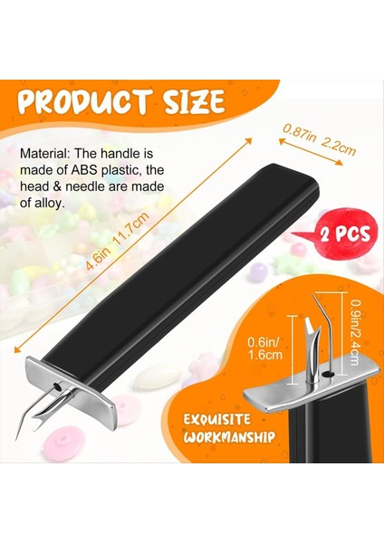 Güvenli Düğümler Oluşturmak Için 2 Adet Takı Boncuk Düğümleme Aracı Mücevher Yapımı Için Inci Mücevher Yapım Aracı (Yurt Dışından) fiyatları