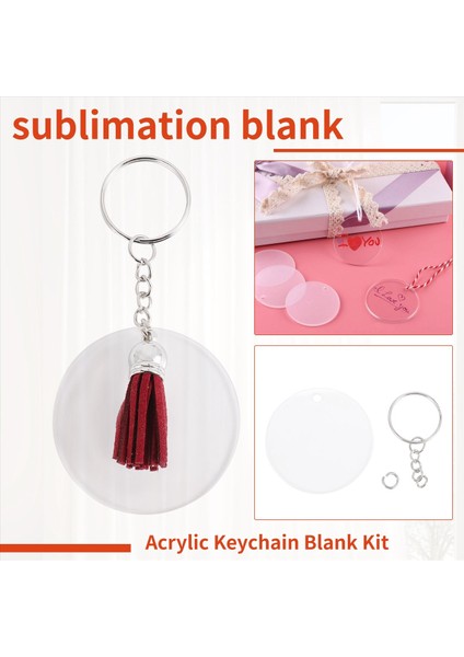 Akrilik Anahtarlık Boş Seti Şeffaf Yuvarlak Akrilik Boş Dökme (5 Inç) Vinil Reçine Zanaat Projesi Için Uygun (Yurt Dışından) fırsatları