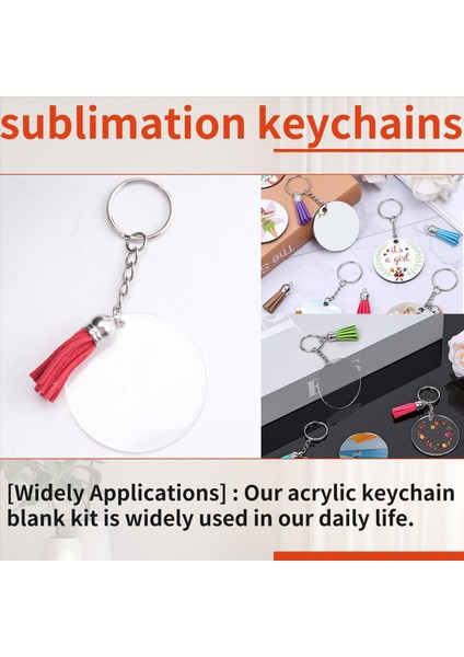 Akrilik Anahtarlık Boş Seti Şeffaf Yuvarlak Akrilik Boş Dökme (5 Inç) Vinil Reçine Zanaat Projesi Için Uygun (Yurt Dışından) indirimleri