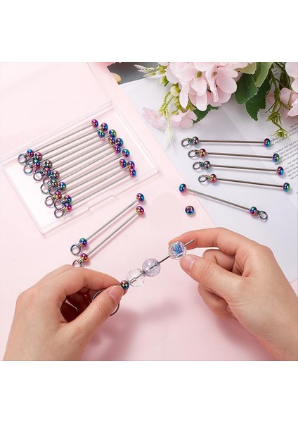 20 Adet Anahtar Zincirler Toplu Anahtarlık Boncuklu Anahtarlar Mücevher Yapma Aksesuarları Dıy Boncuklu Anahtarlık Malzemeleri (Yurt Dışından) modelleri