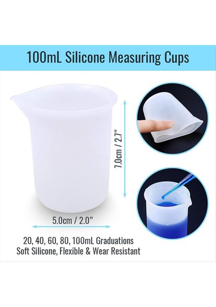 Epoksi Reçine Karıştırma Araçları Kit 36PCS Yeniden Kullanılabilir Yumuşak Silikon Reçine Araçları Sarf Malzemeleri Silikon Paspaslar Ölçüm Kupalarını Içerir (Yurt Dışından) modelleri