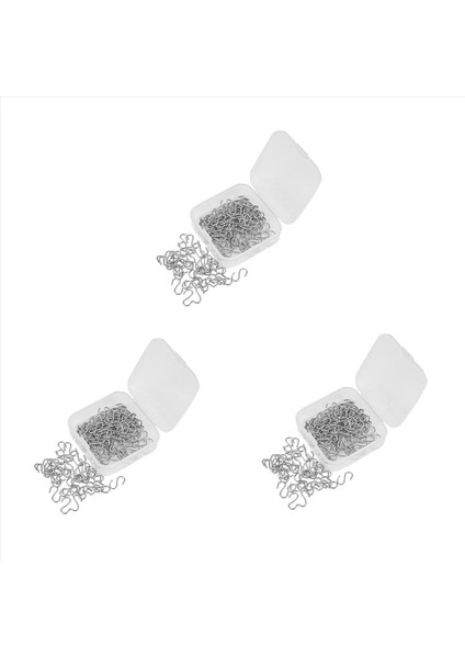 450 Adet Mini Kanca Konektörleri Dıy El Sanatları Için Metal S Şeklinde Tel Kanca Askıları Asma Takılar Anahtar Zincir ve Etiketler (Yurt Dışından)